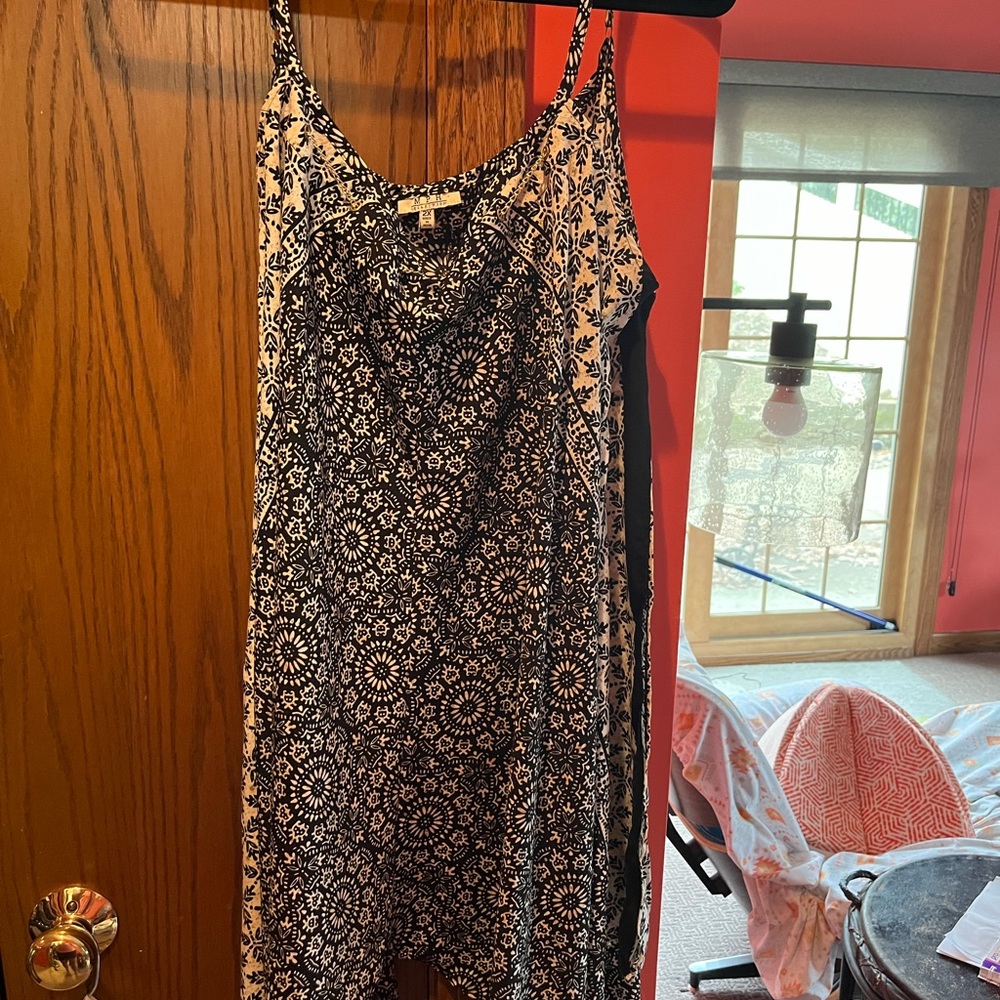 Super fun - very long- variegated length - tan with various colors as accents
